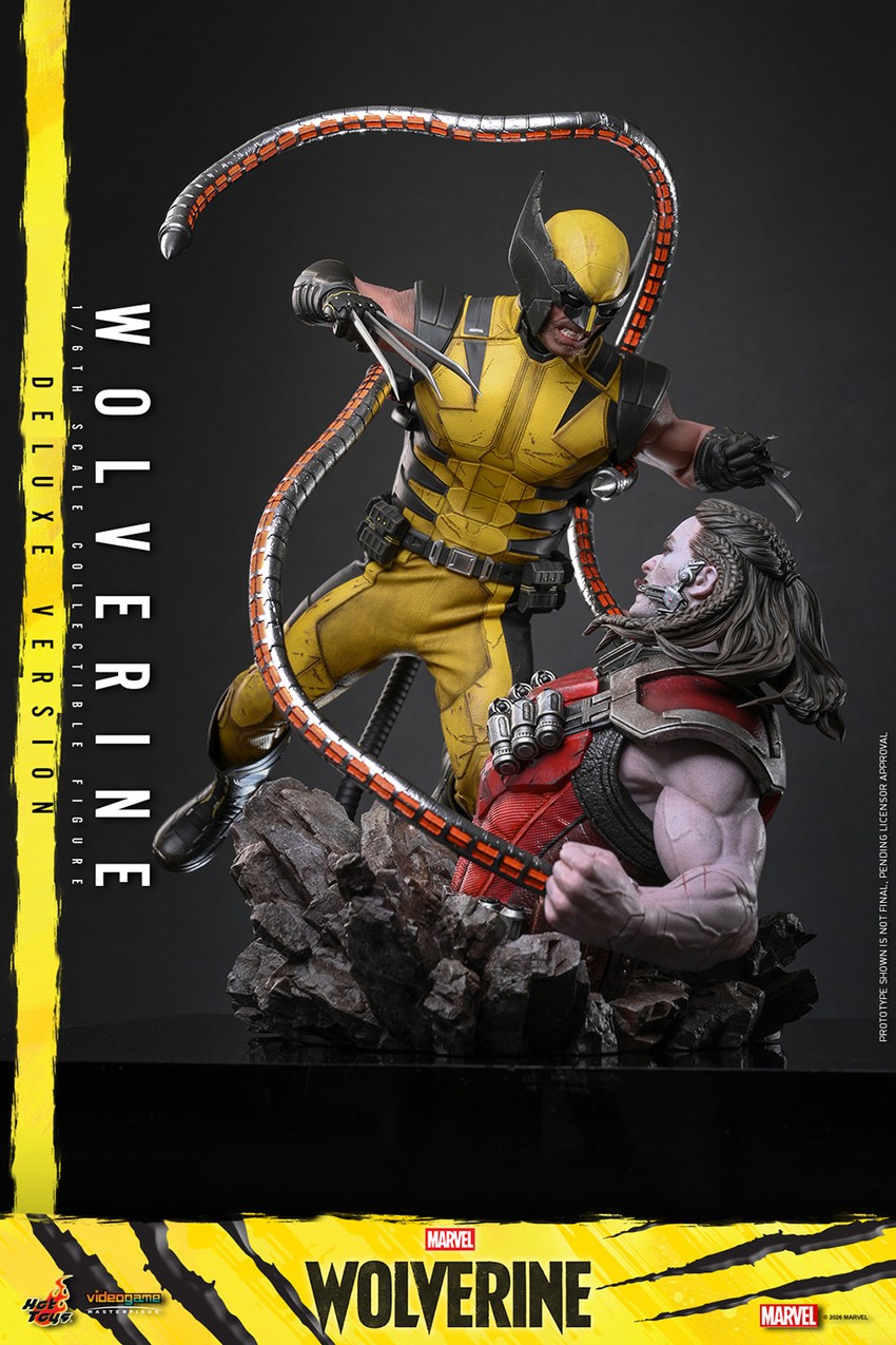 Marvel Wolverine (Deluxe Version) Sixth Scale Figure - Prototype Shown View 3