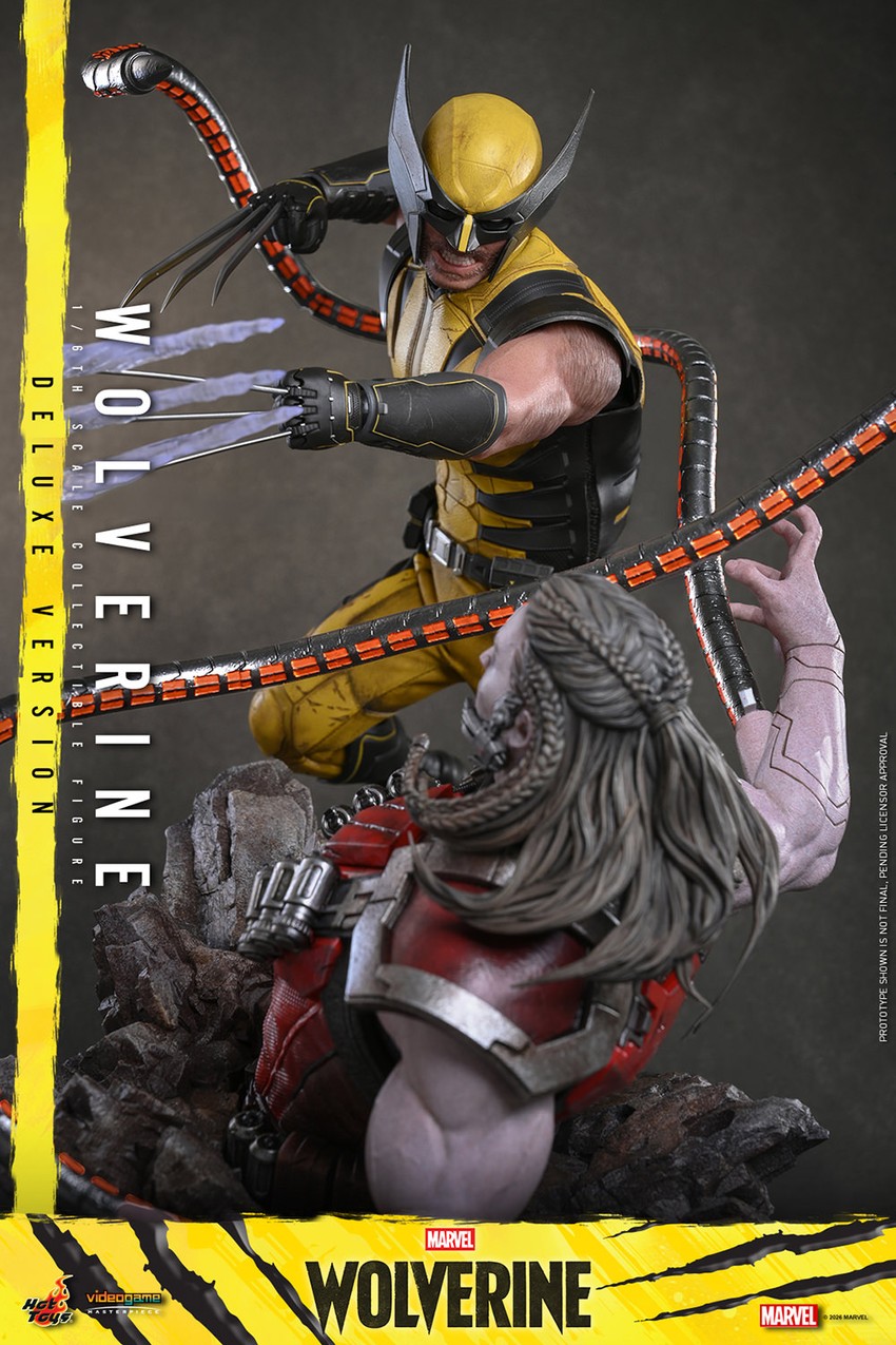 Marvel Wolverine (Deluxe Version) Sixth Scale Figure - Prototype Shown View 4