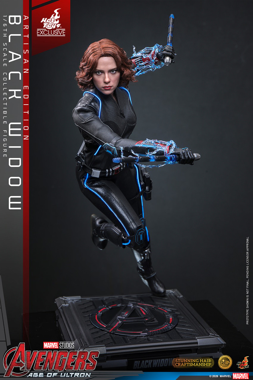Marvel Black Widow (Artisan Edition) Sixth Scale Figure - Prototype Shown View 4