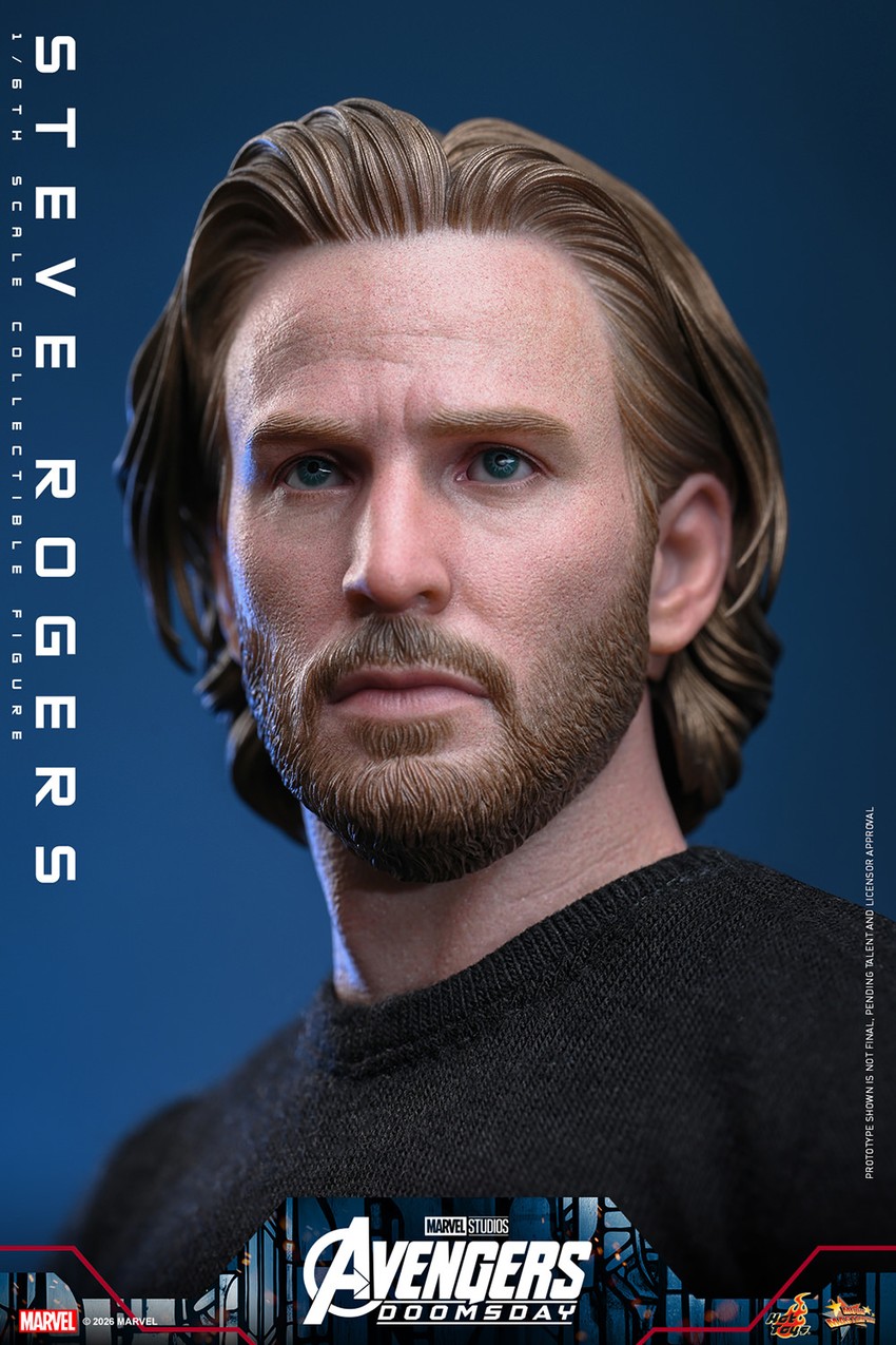 Marvel Steve Rogers (Special Edition) Sixth Scale Figure - Prototype Shown View 6