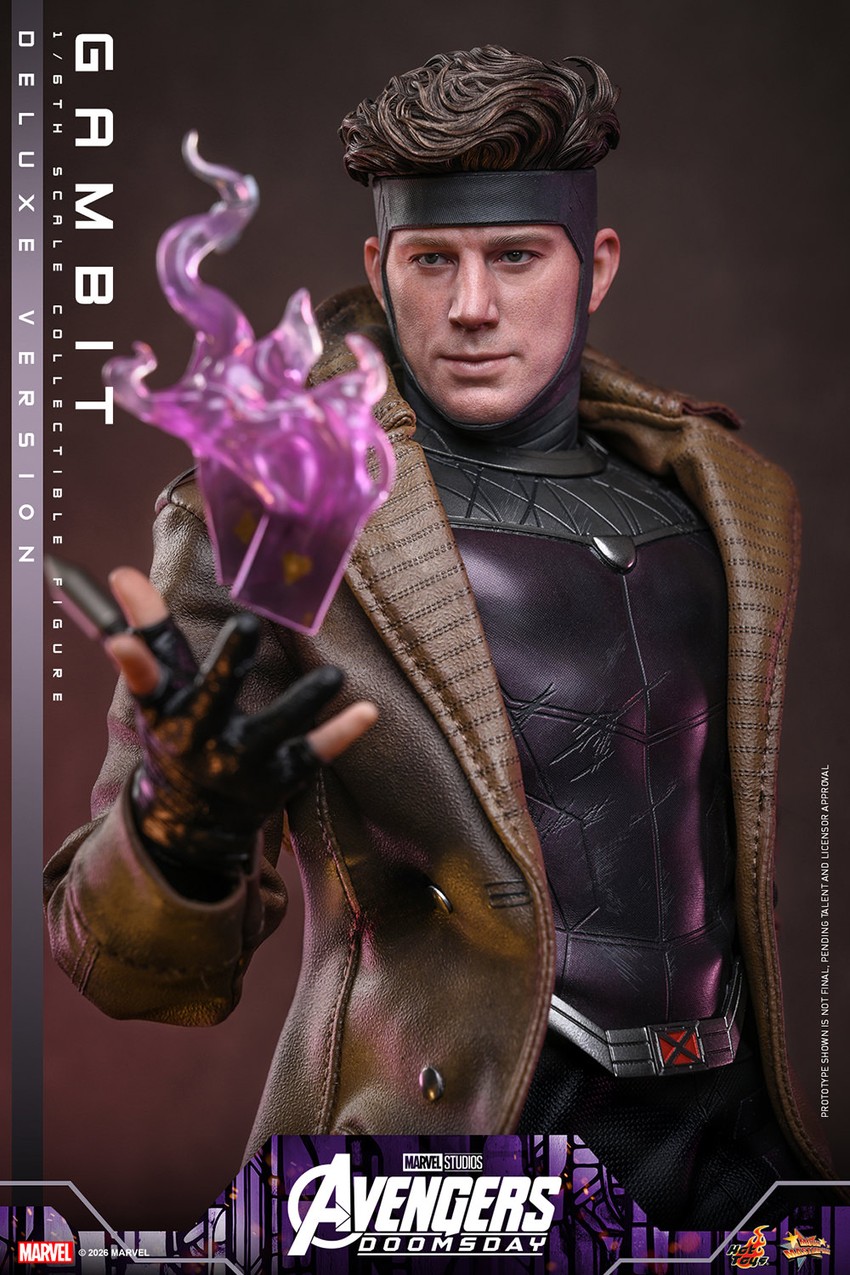 Marvel Gambit (Deluxe Version) Sixth Scale Figure - Prototype Shown View 6