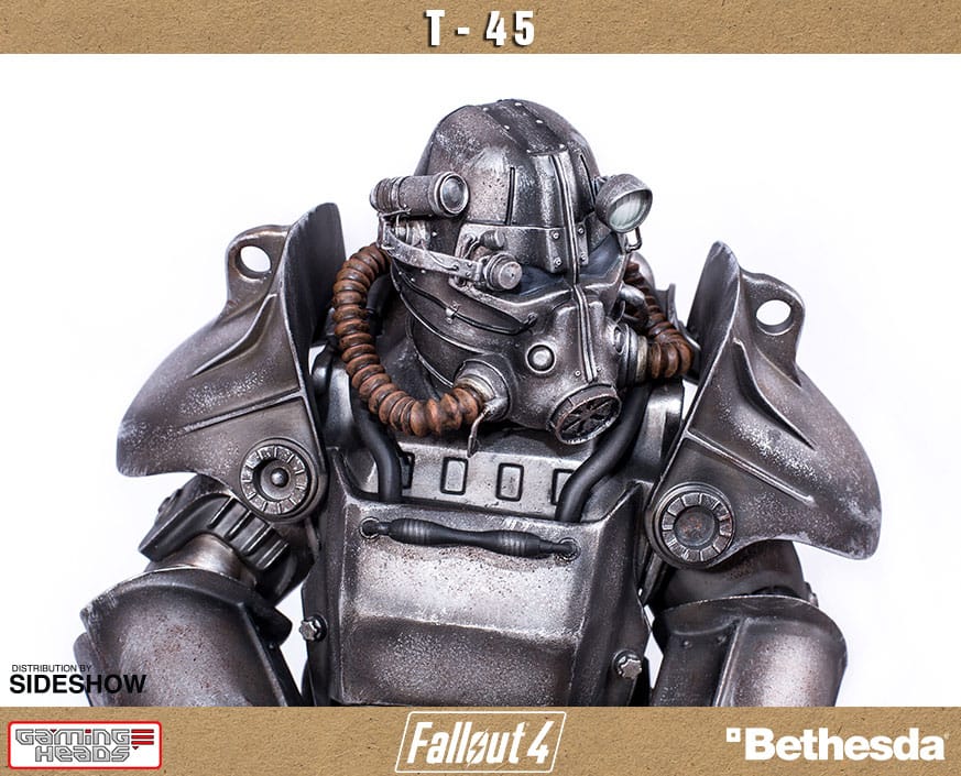 Fallout 4 T 45 Power Armor Statue By Gaming Heads Sideshow Collectibles