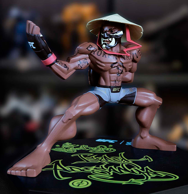 Israel Adesanya Designer Collectible Statue (Stance)