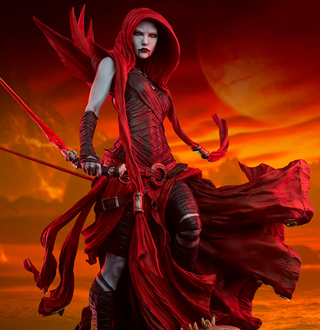 Asajj Ventress Mythos Statue