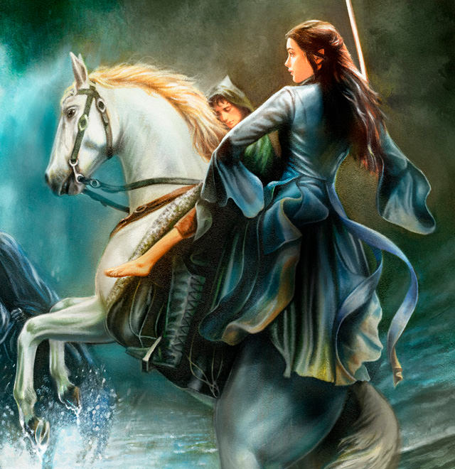 The Lord of the Rings: Flight to the Ford Fine Art Print