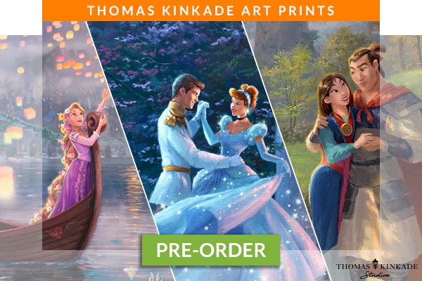 Disney Thomas Kinkade Art Prints