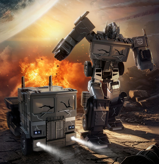 Fallen Leader Optimus Prime G1 Flagship Electronic Robot
