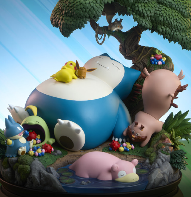 Snorlax Diorama