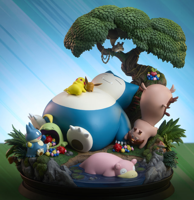 Snorlax Diorama