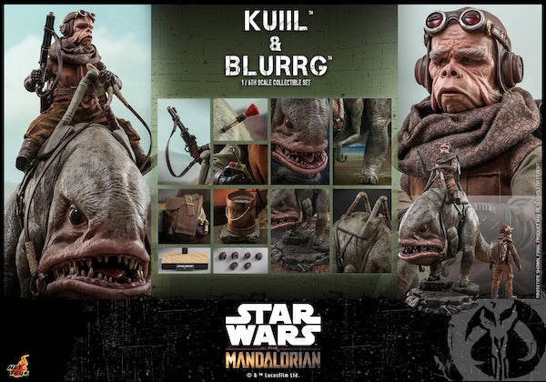 The Kuiil & Blurrg 1/6 scale figure set