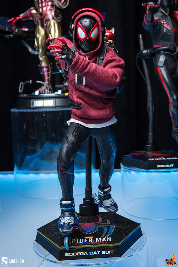 Miles Morales Spider-Man Bodega Cat Suit Sixth Scale Figure