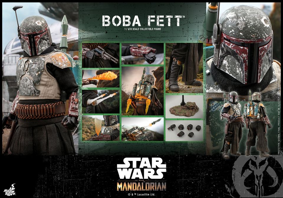 Boba Fett™ Sixth Scale Figure Set by Hot Toys