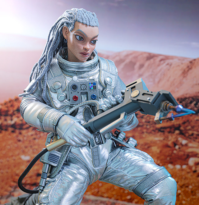 Space Worker Baby (Silver Version) Sixth Scale Figure