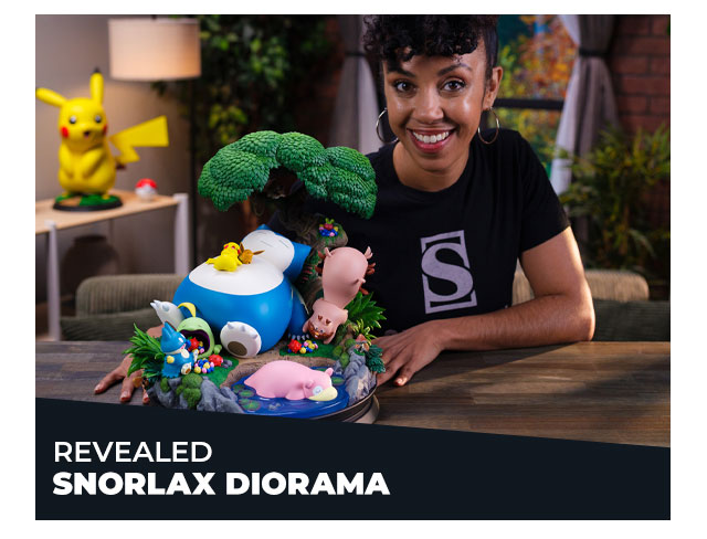 Revealed: Snorlax Diorama