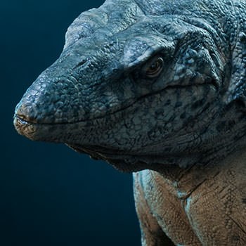 Mosasaur Statue
