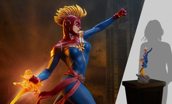 Captain Marvel Statue