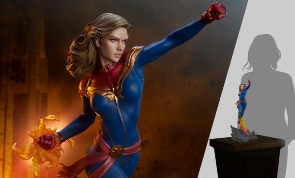 Captain Marvel Statue