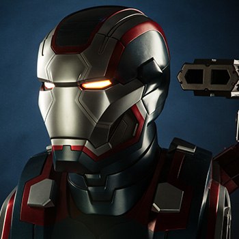 Iron Patriot Life-Size Bust
