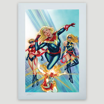 Captain Marvel #1 Art Print