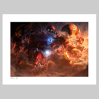 Hulkbuster Art Print