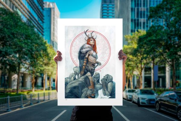 Red Sonja: Queen of Hyrkania Art Print