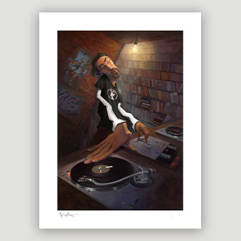 The DJ Art Print