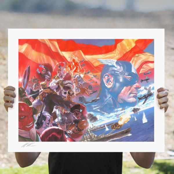 Captain America: Winter in America Art Print