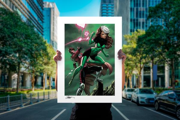 Uncanny X-Men: Rogue & Gambit Art Print