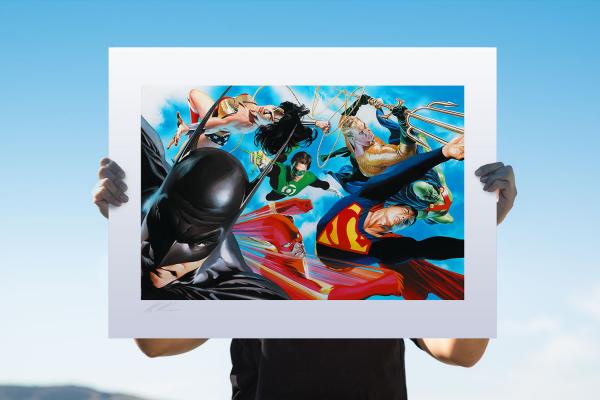 JLA Liberty and Justice: Liberate Art Print