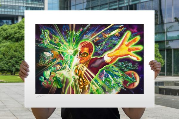 The Green Lantern Corps Art Print