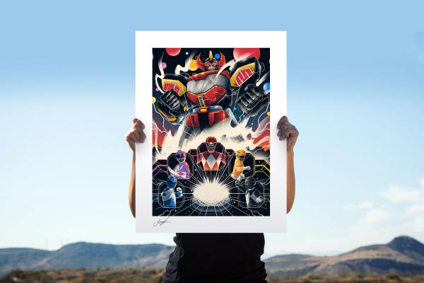 Mighty Morphin Power Rangers! Art Print