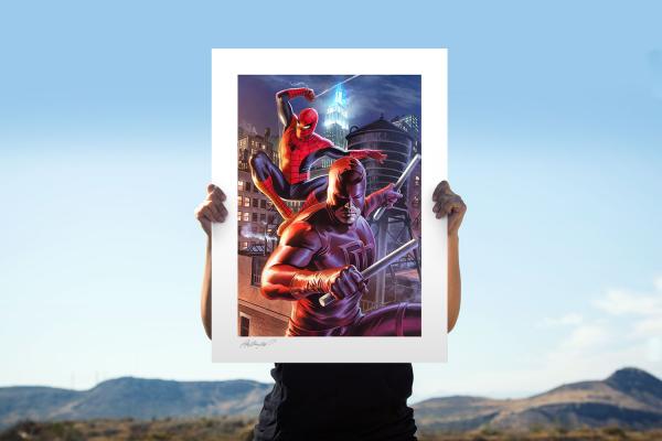 Daredevil & Spider-Man Art Print