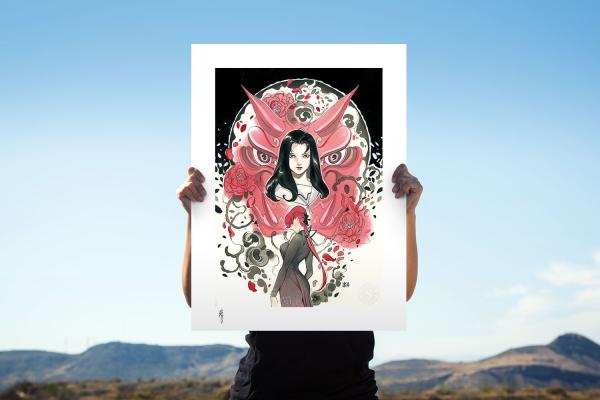 Demon Days: Mariko & Black Widow Art Print