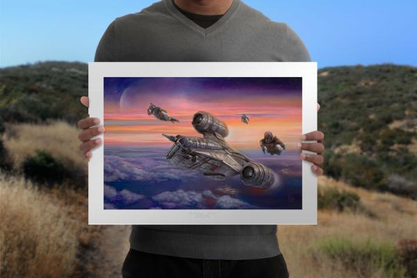 The Mandalorian - The Escort Art Print