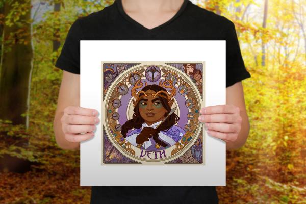 Mighty Nein Portrait Series: Veth Art Print