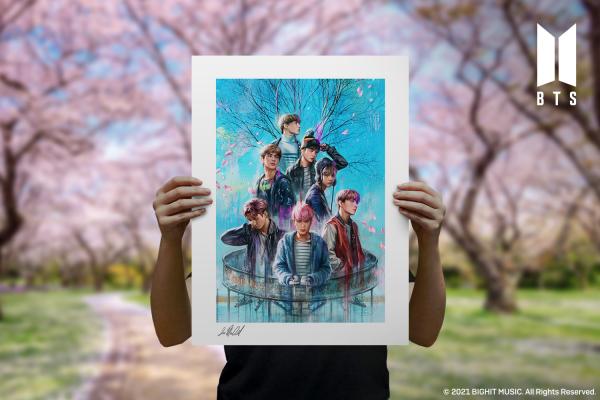 BTS: Spring Day Art Print