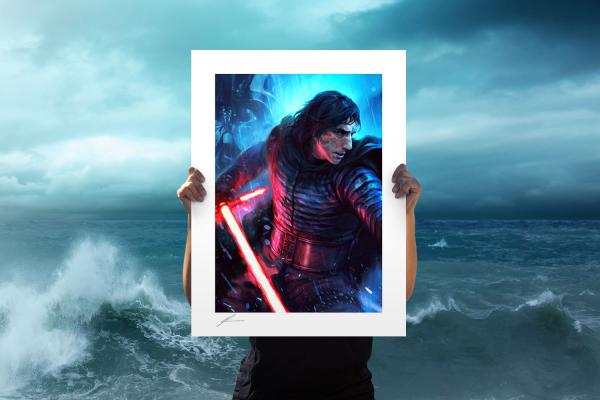 The Duel: Kylo Ren Art Print