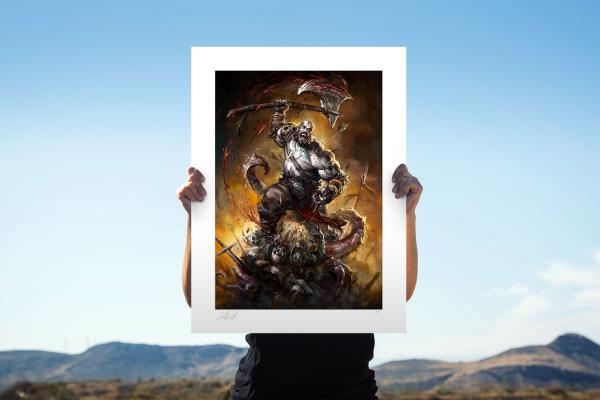 Grog Strongjaw: I Would Like to RAGE! Art Print