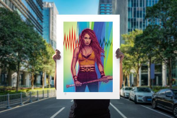 Birds of Prey: Black Canary Art Print