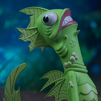 Fish Face Designer Collectible Statue