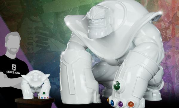 Thanos (Infinity-Sized) Gloss White Edition Designer Collectible Toy