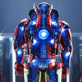 Iron Man Mark VII (Open Armor Version) Sixth Scale Diorama