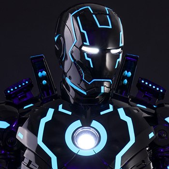 Neon Tech Iron Man Mark IV Sixth Scale Figure