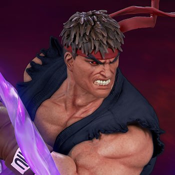 Evil Ryu Statue