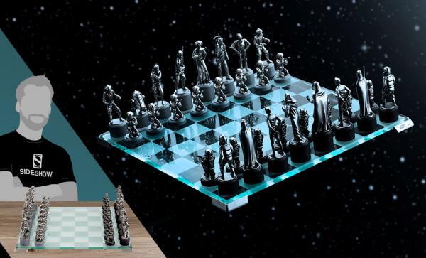 Star Wars Classic Chess Set Pewter Collectible