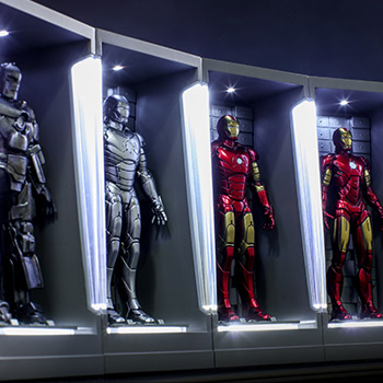 Iron Man Hall of Armor Miniature Collectible Set
