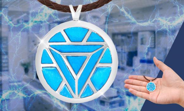 Iron Man's Arc Reactor Necklace (Turquoise) Jewelry