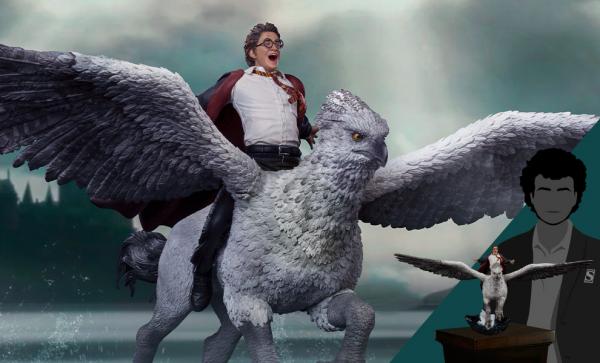 Harry Potter & Buckbeak Deluxe 1:10 Scale Statue