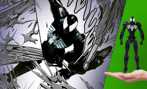Spider-Man Mecha – Symbiote Collectible Figure
