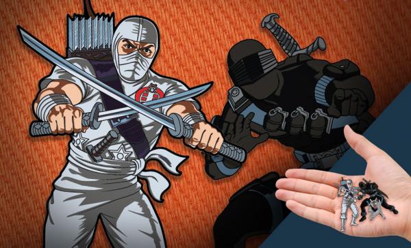 Snake Eyes x Storm Shadow Pin Set Collectible Pin